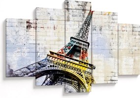 Kép - Az Eiffel-torony digitális művészete (150x105 cm)
