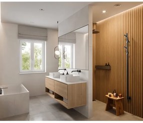 P.M.H. LS1B - Elektromos törölközőszárító LISA 24W/230V 170 cm IP44 fekete