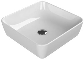 CeraStyle ONE - PULTRA ültethető - Top Counter - porcelán mosdó - - 46 x 46 cm