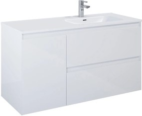 Elita Split szekrény 120x45.8x63.5 cm Függesztett, mosdó alatti fehér 169094