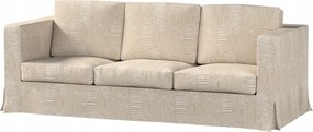 Karlanda 3 személyes kinyitható kanapé huzat Ikea bézs-ecru