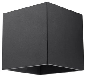 Geo fekete falilámpa - Sollux