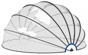 medencekupola 559 x 275 cm