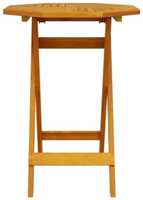 3 részes tömör akácfa összecsukható bisztrószett