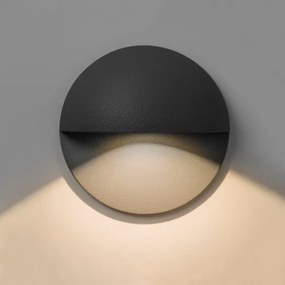 ASTRO LIGHTING 1338001 TIVOLA Kültéri Falba Építhető Lámpa Fekete LED