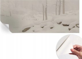 Fotótapéta Dekoratív Fali Tapéta Fotók Hóerdő 250x104