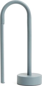 Világoskék fém LED asztali lámpa (magasság 30 cm) Bow – Kave Home