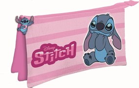 Disney Lilo és Stitch, A csillagkutya Lovely 3 rekeszes tolltartó 22 cm