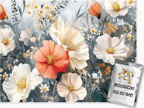 Fotótapéta Virágok Rét Pipacsok Természet Hálószoba Nappali Tapéta Flizelina 200x140