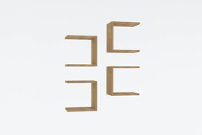 Fali polc Base - Sapphire Oak