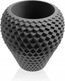 Virágtartó Cone Black Matt Poli 10 cm Dekoratív virágtartó
