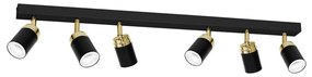Spotlámpa RENO 6xGU10/8W/230V fekete/arany
