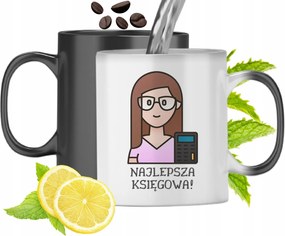 Mágikus Bögre Könyvelőnek Színváltós Nyomtatott Fényképpel