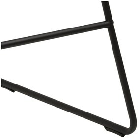 Fekete bárszék (ülésmagasság 76 cm) Tina – Actona
