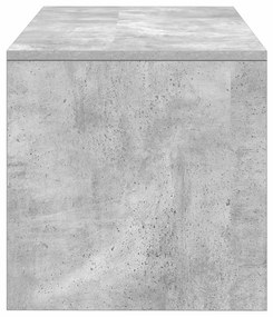 betonszürke forgácslap TV-szekrény 80 x 40 x 40 cm