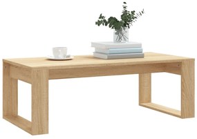 Sonoma tölgy színű szerelt fa dohányzóasztal 102 x 50 x 35 cm