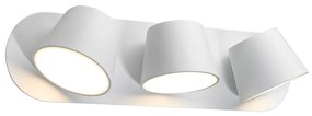 ITALUX KUOLA fali lámpa fehér, 3000K melegfehér, beépített LED, 640 lm, IT-MB1350-3 WH