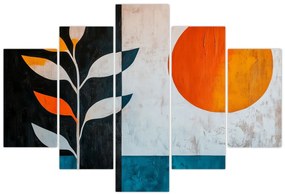 Kép - Növény és nap absztrakciója (150x105 cm)