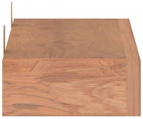 2 db tömör tíkfa falipolc 40 x 15 x 4 cm