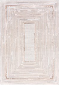 Hera Szőnyeg 160x220 Stílusos Modern Divatos Fényes Krém Bézs w06