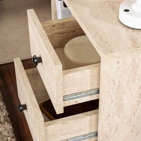 Glimmer Travertine éjjeliszekrény