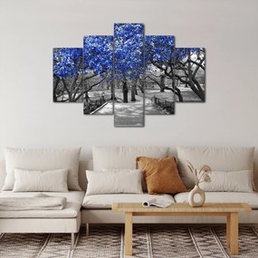 Kép - Kék fák, Central Park, New York (150x105 cm)