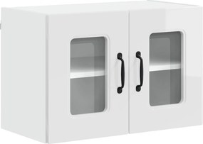 vidaXL Konyhaszekrény Kalmar Magas Fényű Fehér 60 x 31 x 40 cm Faanyag