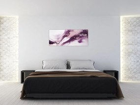 Kép - Lila folyadék művészet (120x50 cm)