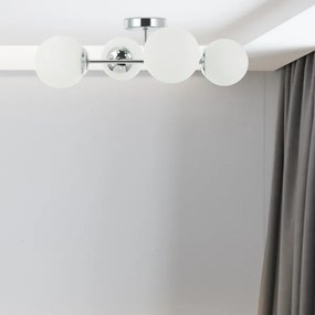 Felületre szerelt csillár MADDIE 4xE14/5W/230V fényes króm