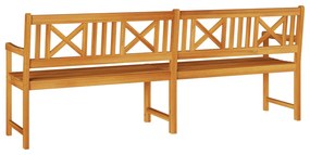 Kerti Pad 220x56x90 cm Tömör Fa Akác