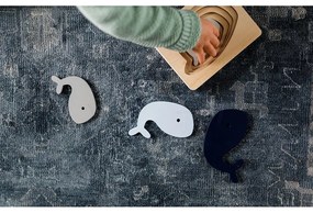 Fa formabeillesztős puzzle Whale – Kindsgut