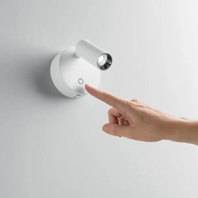 Ideal Lux - ELF LED dimmelhető fali spotlámpa, 3W/230V, CRI 95, fehér