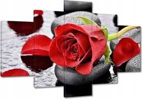 Vászonkép 120x80 Vörös rózsa Neki