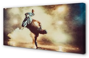 Canvas képek Férfi füst dance 120x60 cm