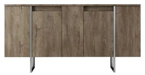 Luxe Walnut and Silver szekrény