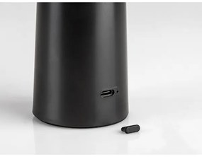 Rabalux 77147-LED Dimmelhető újratölthető érintőképernyős asztali lámpa POLPERRO LED/3W/3,7V 1200mAh fekete