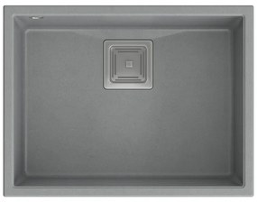 gránit mosogató DAVID 50 Grey Metallic