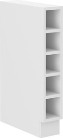 Alsó nyitott szekrény, fehér, LULA 15D OTW BB