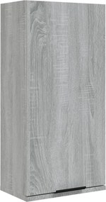 vidaXL szürke sonoma színű fali fürdőszobaszekrény 32 x 20 x 67 cm