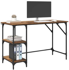 vidaXL Asztal Öreg fa 120 x 50 x 75 cm Faanyag