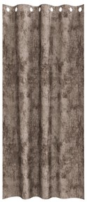 Bársony függöny szett 2 db szemfüggönnyel Kávé 245x140 cm