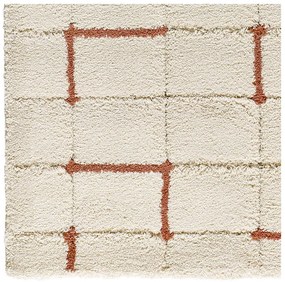 Téglavörös-krémszínű szőnyeg 160x230 cm Brenda – Universal