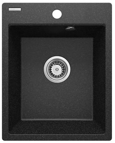Deante ZRC_2103 - CORIO konyhai mosogató 50x40 cm gránit/grafit