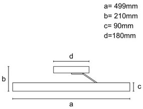 Brilagi - LED Dimmelhető felületre szerelhető csillár LED/86W/230V 3000-6500K arany + távirányító