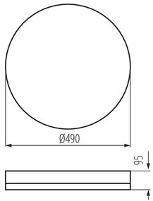 KANLUX 37331 ARVOS LED Ufo Lámpa GU10 IP20