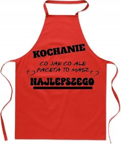 Konyhai kötény Valentin napra Megvan a legjobb pasi Ajándék