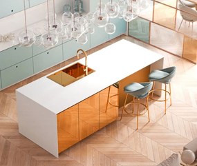 Acél mosogatótálca RUSSEL 111 Copper