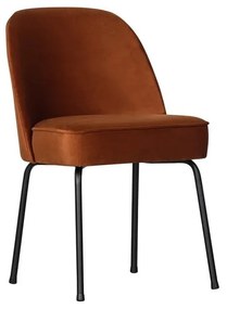 Téglavörös bársony étkezőszék szett 2 db-os Vogue – WOOOD