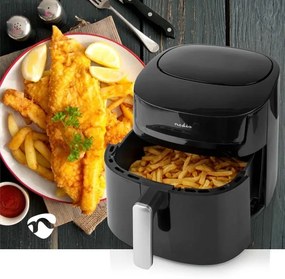 Nedis KAAF170BK - Forró levegős sütő 7,2 l 1800W/230V/240 min