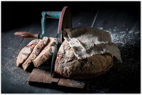 Poszterek 120x80 Kenyér szeletelő liszt